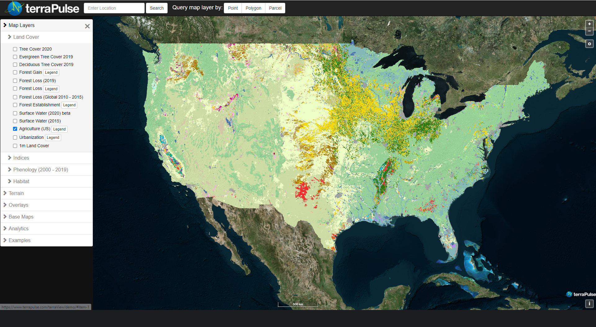 forest density map